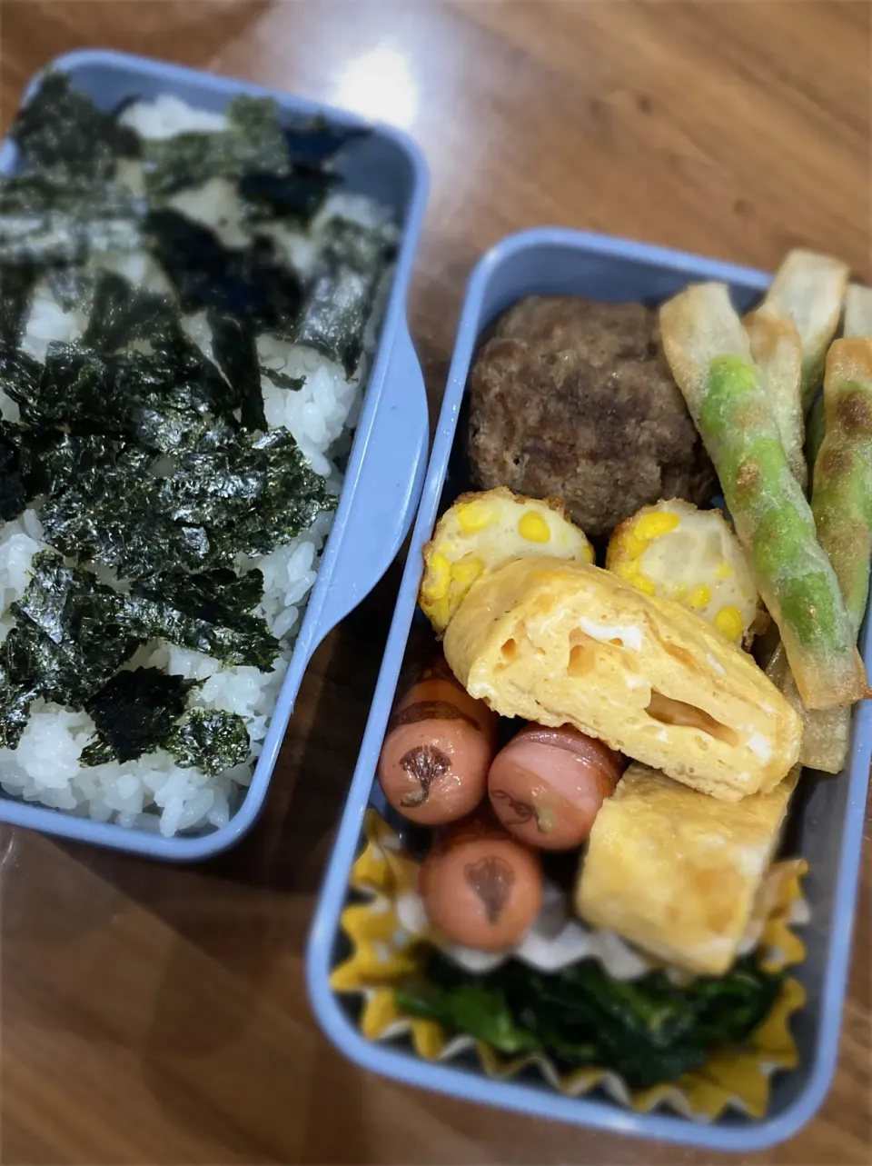 Snapdishの料理写真:土曜日授業で小1のお弁当🍙|colorさん