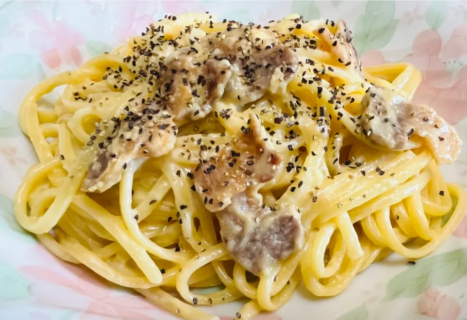 今日は　カルボナーラ🍝|クッキングオヤジさん