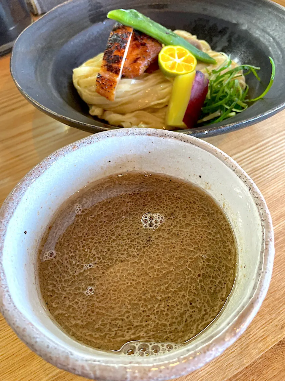 秋刀魚のつけ蕎麦　麺キイロ|なお🅿️さん