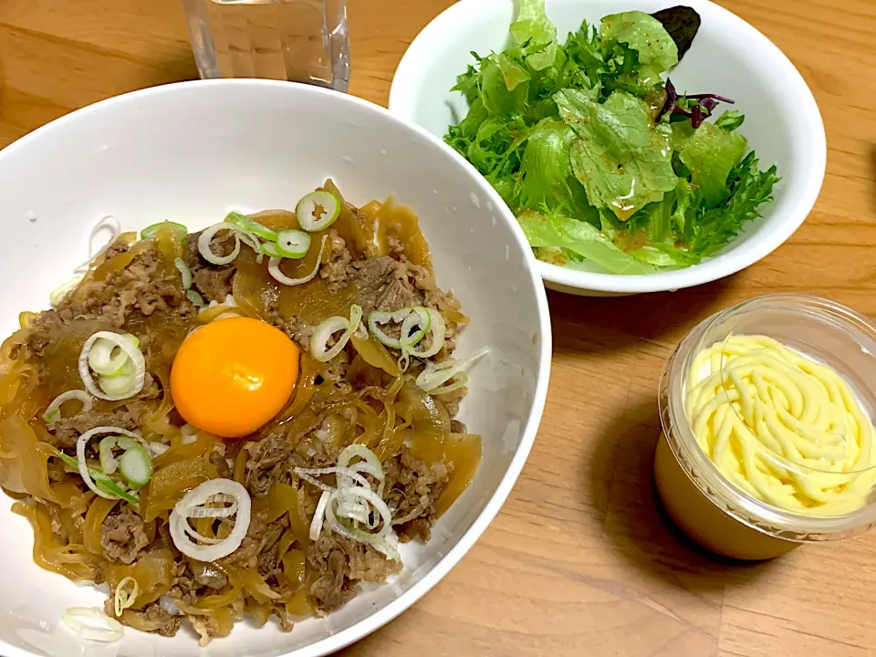 昨日の残り牛丼|プリンさん