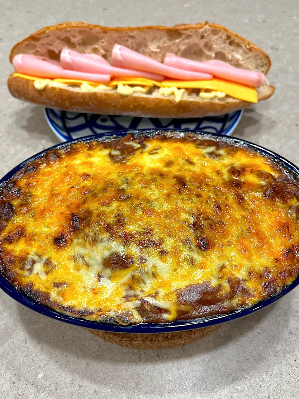 Snapdishの料理写真:ハンバーグカレードリア🍛！|Mayumiさん