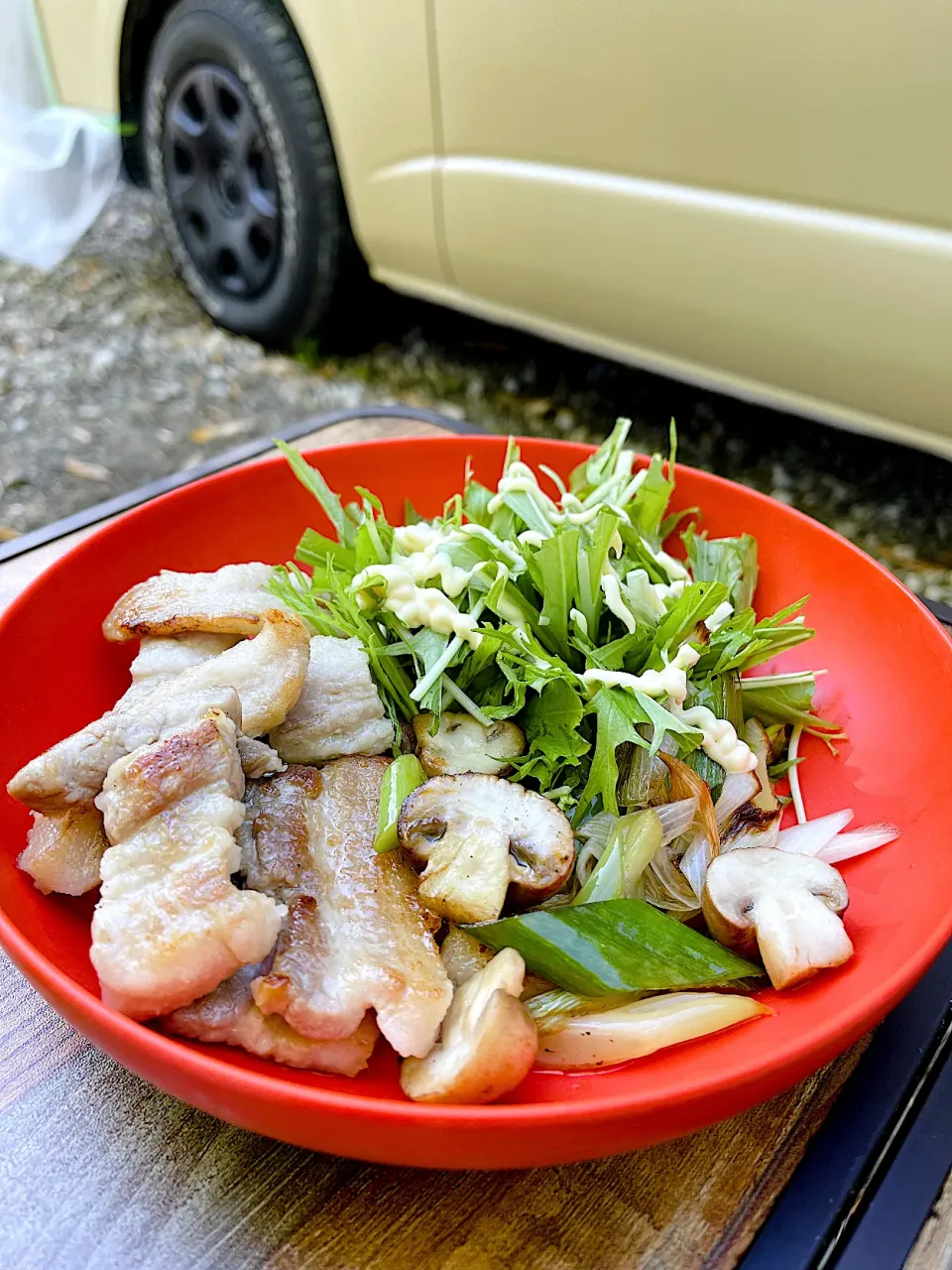 Snapdishの料理写真:ファスティング回復食☀️朝ごはん🏕|かっぱちんさん