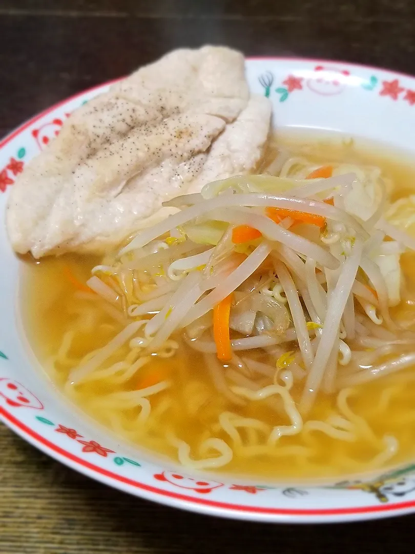 パパ作👨あっさり野菜鶏塩ラーメン|ぱんだのままんさん