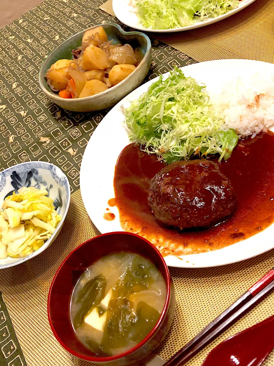 ハンバーグ定食|amiさん