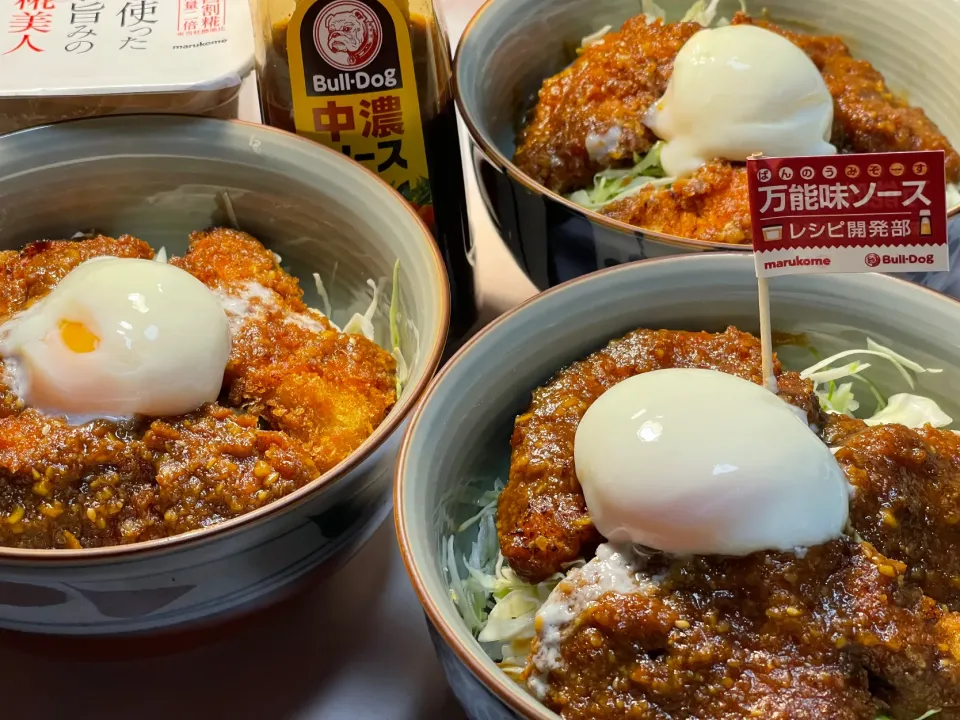 味噌ソースカツ丼|レオンさん