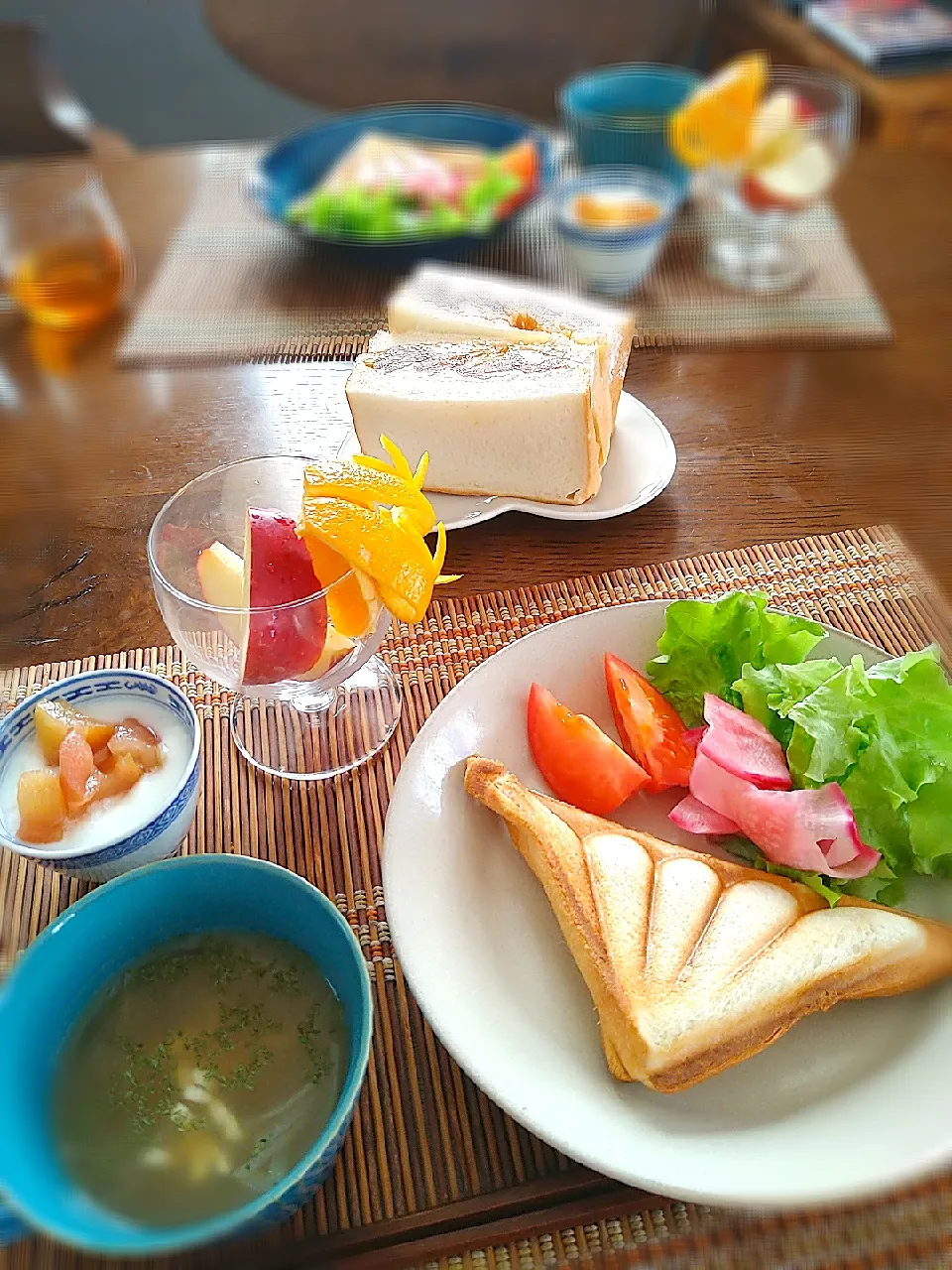 Snapdishの料理写真:朝ごはん🌅！|まめころさん