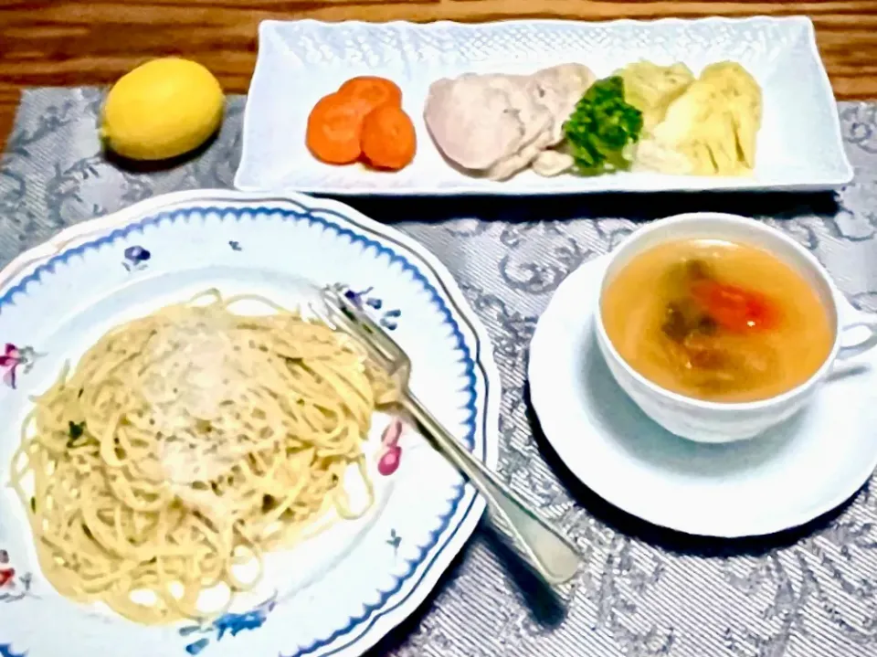 レモンのパスタ🍋|かずぴょんさん