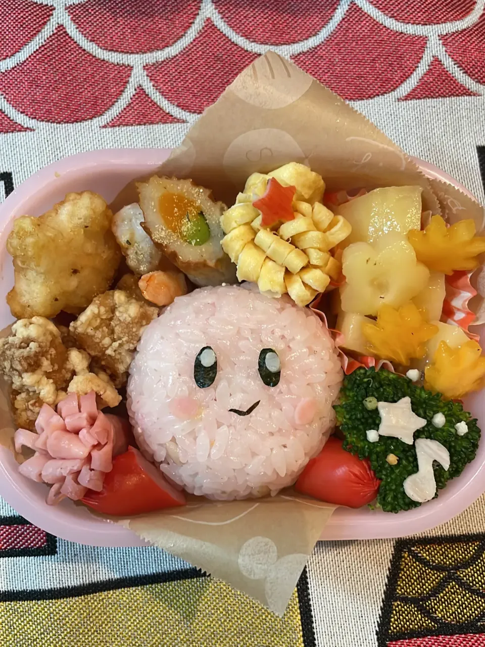 星のカービィ幼稚園お弁当|リリさん