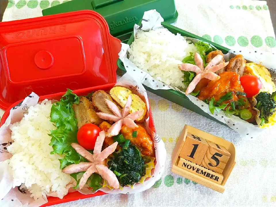 🍱今日の息子達のお弁当|tomoさん