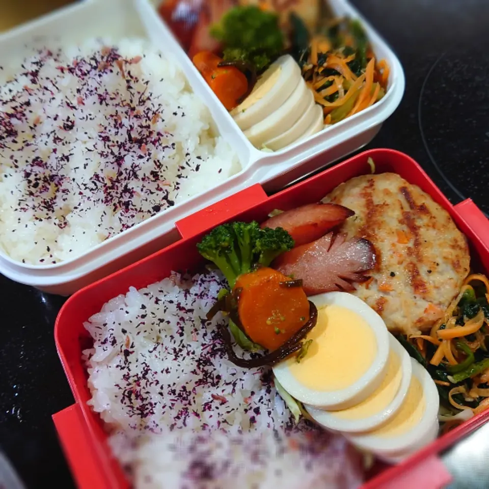 Snapdishの料理写真:今日の二人弁当|yumihahaさん