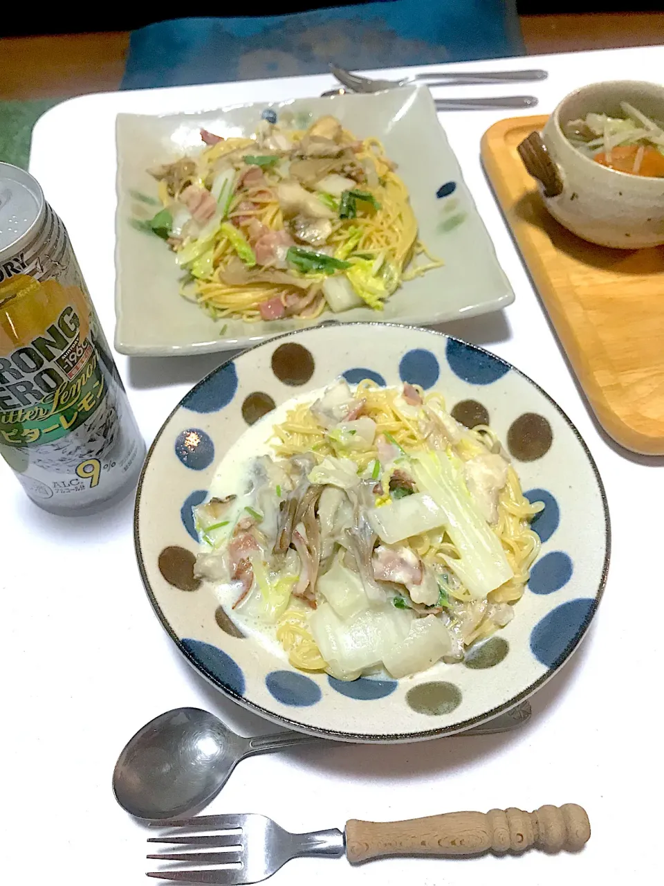 Snapdishの料理写真:舞茸パスタ|はるみ(o^^o)さん