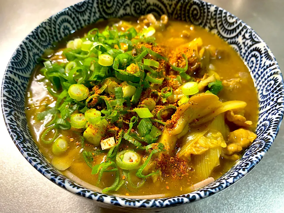 カレー南蛮。お蕎麦で戴きました🙏|Hiropanさん