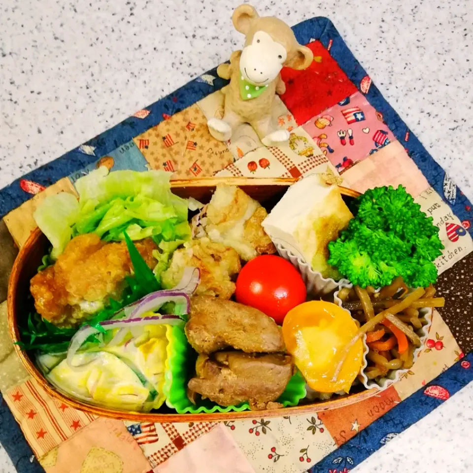 Snapdishの料理写真:昨日のお弁当😊|naonaomimichanさん