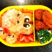 Snapdishの料理写真:ももちゃんの恐竜弁当|ことちゃんさん