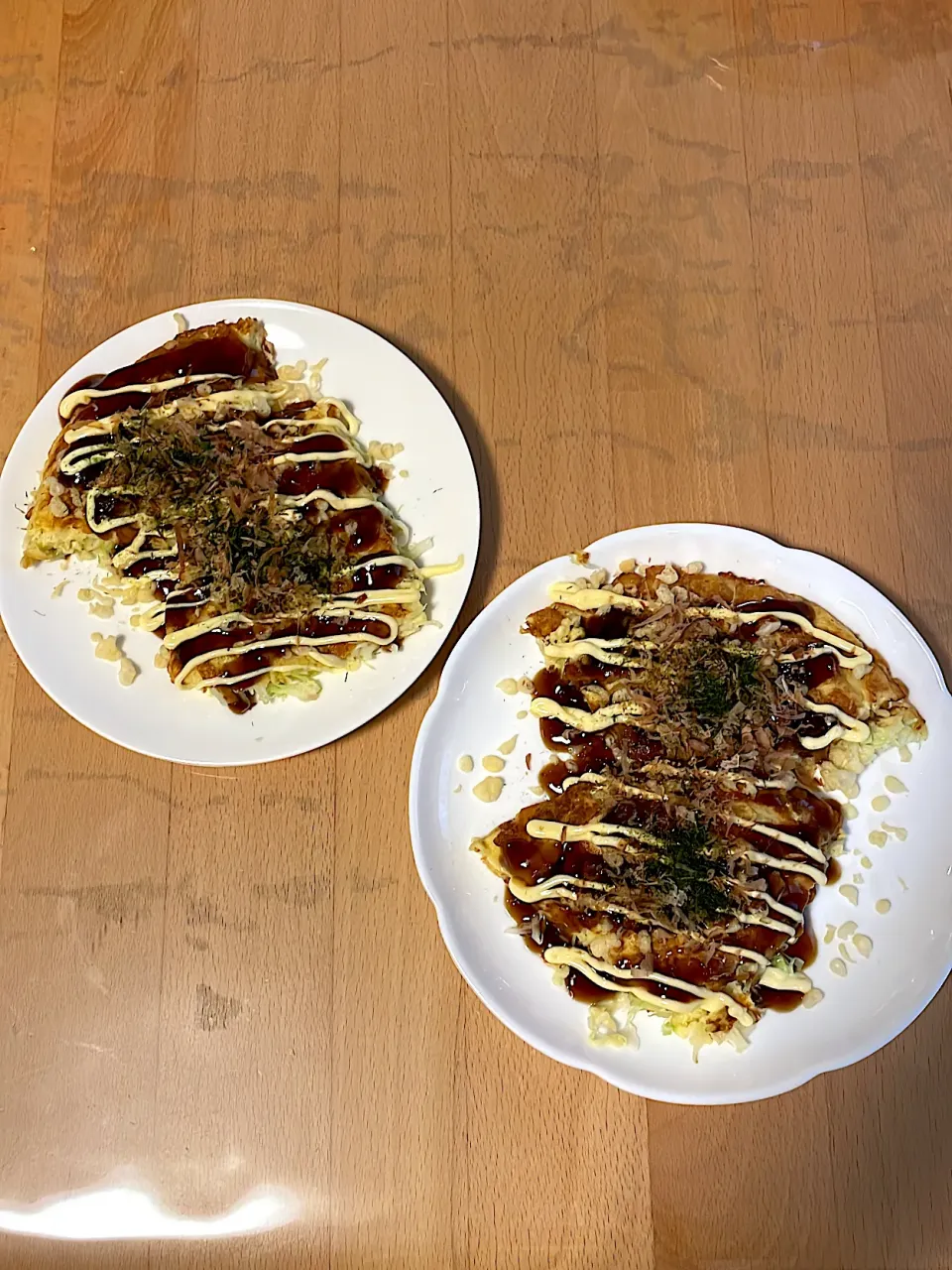 15時のおやつ　お好み焼きブラックペッパーチーズ入り|そのみさん