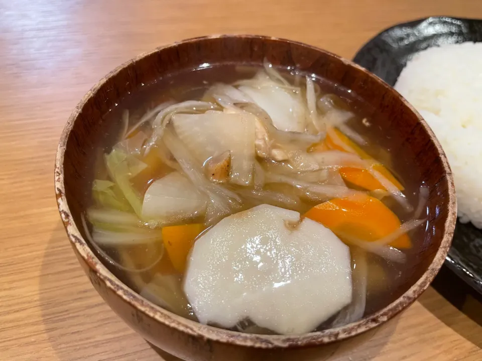 今日の晩飯 のっぺい汁|おーたたくとさん