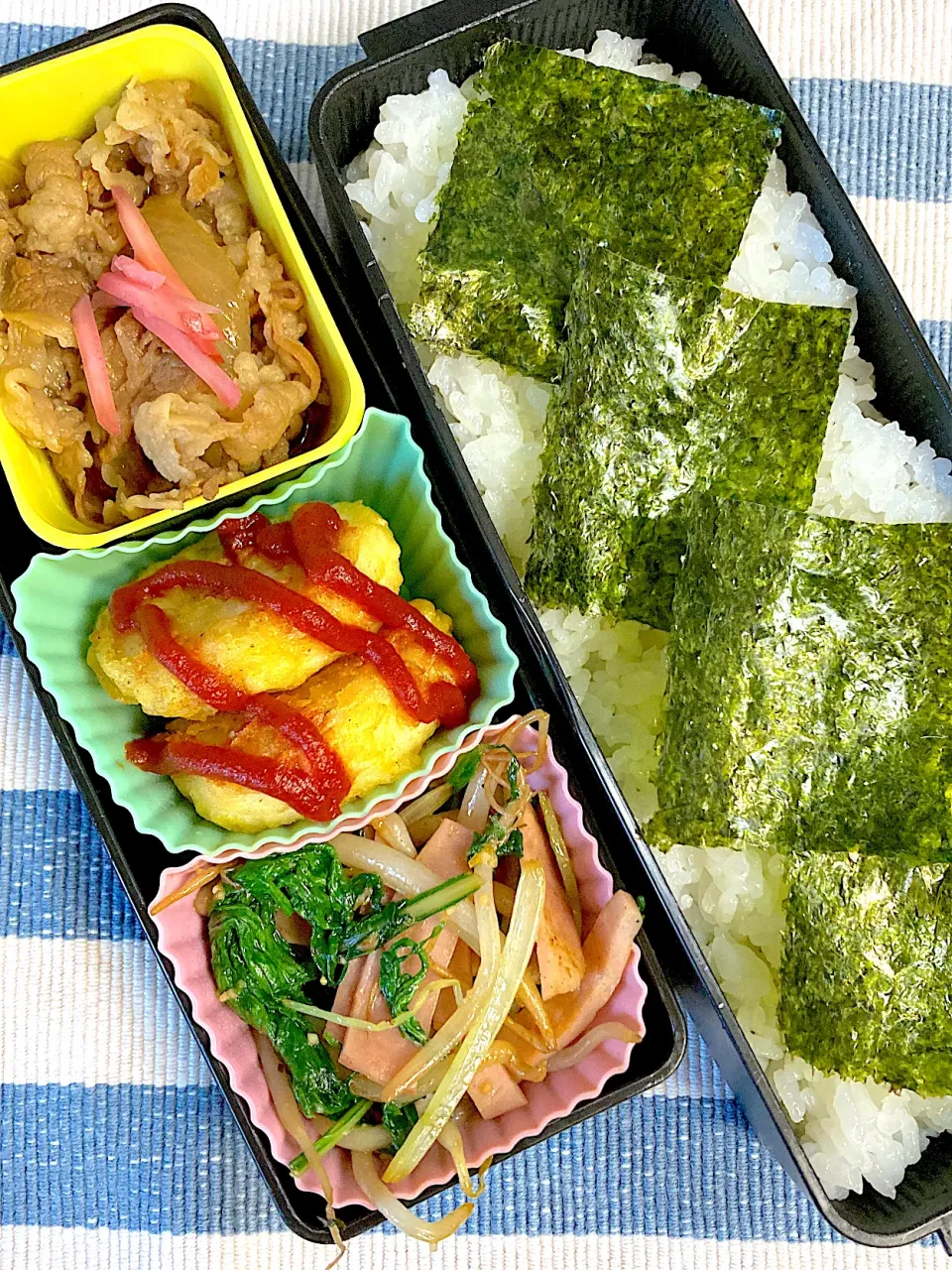 11/17☆旦那☆ギュー丼的な弁当|ちーさん