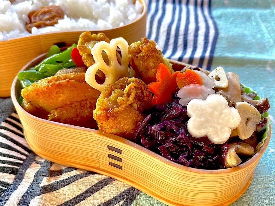 鶏のカレー唐揚げ弁当🐓|ぱっとさん