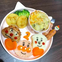 Snapdishの料理写真:アンパンマンプレート|なーみんさん