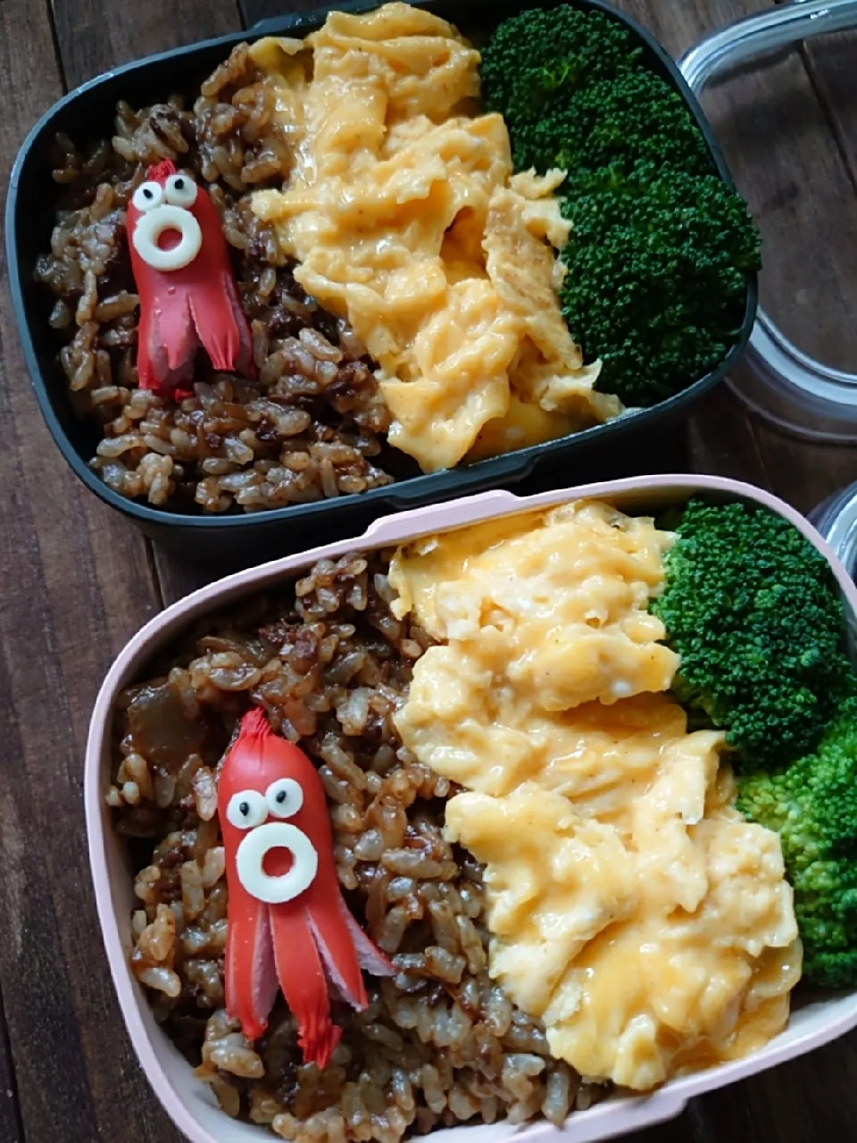 漢の…妻と長女用🍱多分ハヤシだと思うオムハヤシ弁当|ᵏᵒᵘさん