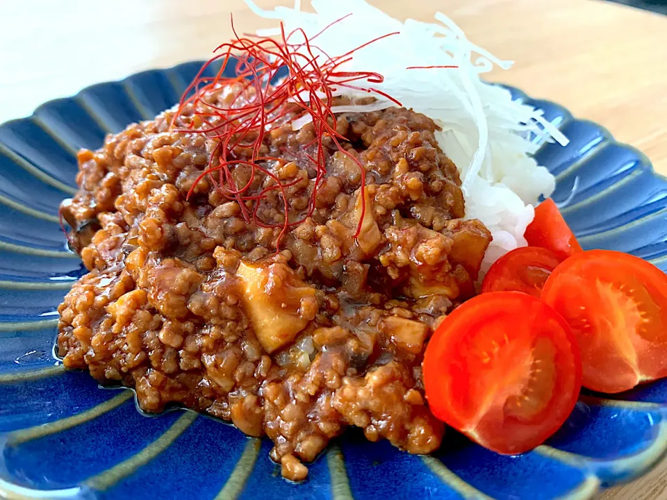 Snapdishの料理写真:ジャージャー飯(ジャージャー麺のごはんバージョン)|いちごさん