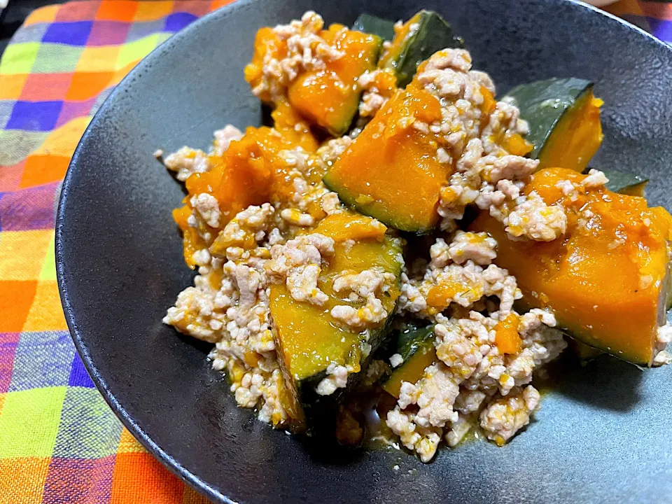 かぼちゃのそぼろ煮|ハルさん