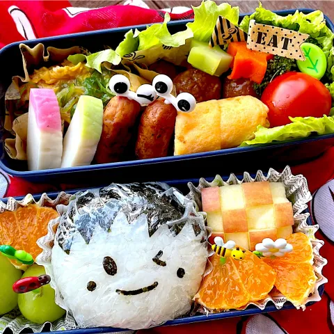 「ひゃくまん穀（２㎏）」を使ってみたSnapdishの料理・レシピ写真:Flowerさんの料理 あいむくんてんとうむしとハチさん