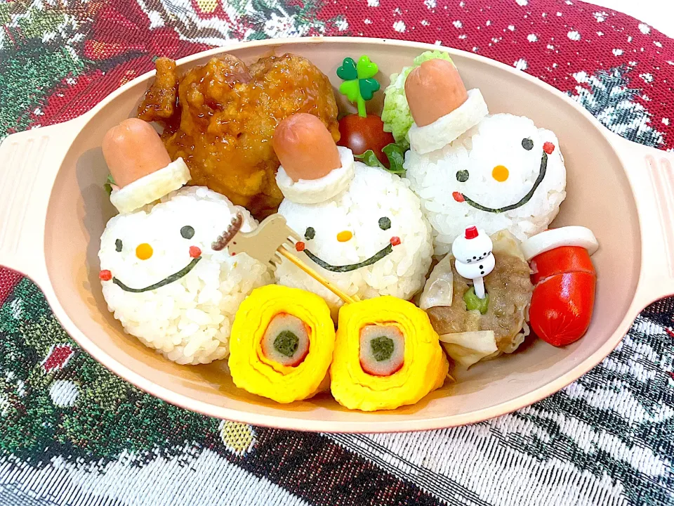 Snapdishの料理写真:クリスマスお弁当🤶|Yukiさん