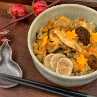 きのこの炊き込みご飯🍄