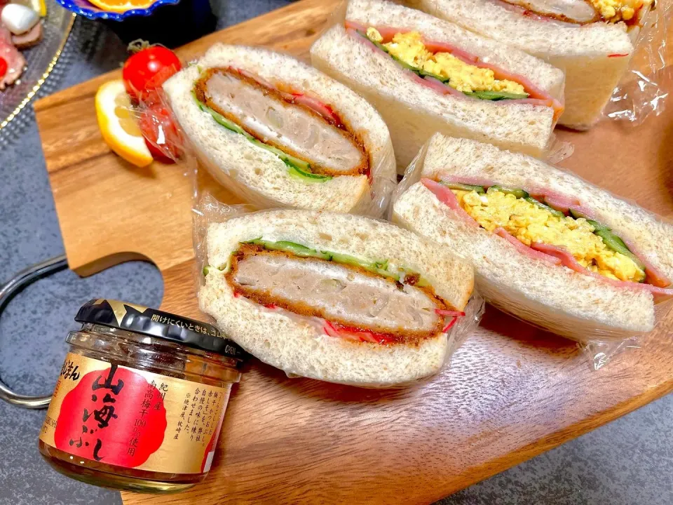 和風のメンチカツサンド🥪|biscccoさん