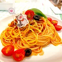 Snapdishの料理写真:まめきちまめこ ニートの食卓 冷製トマトパスタ|papicoさん