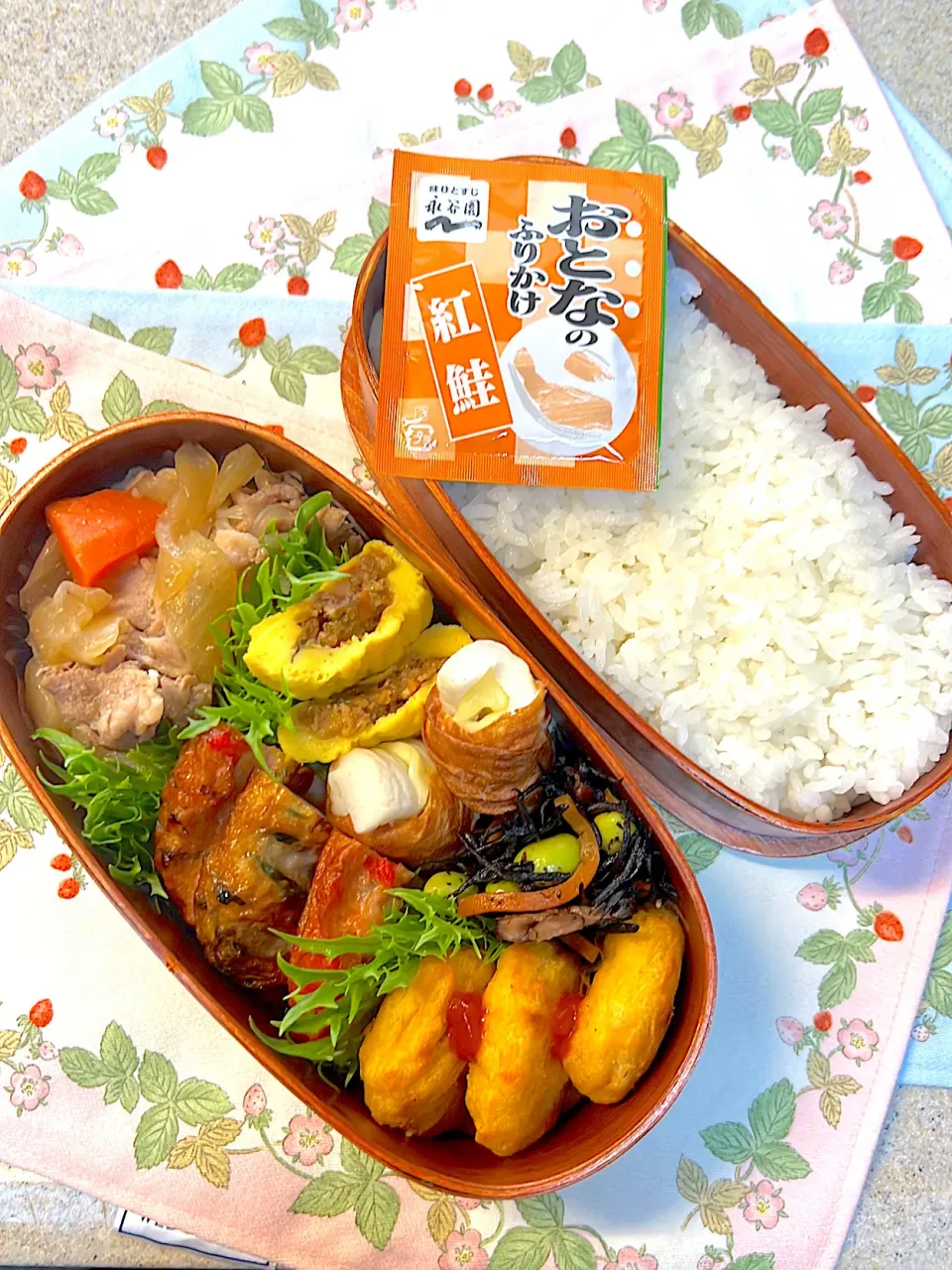 Snapdishの料理写真:👦🏻夜勤お弁当🍱|ひだまりさん