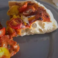 made Pizza 🍕 light & fluffy dough|Indulgeさん