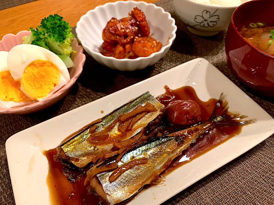 秋刀魚の梅煮🐟|いちごさん