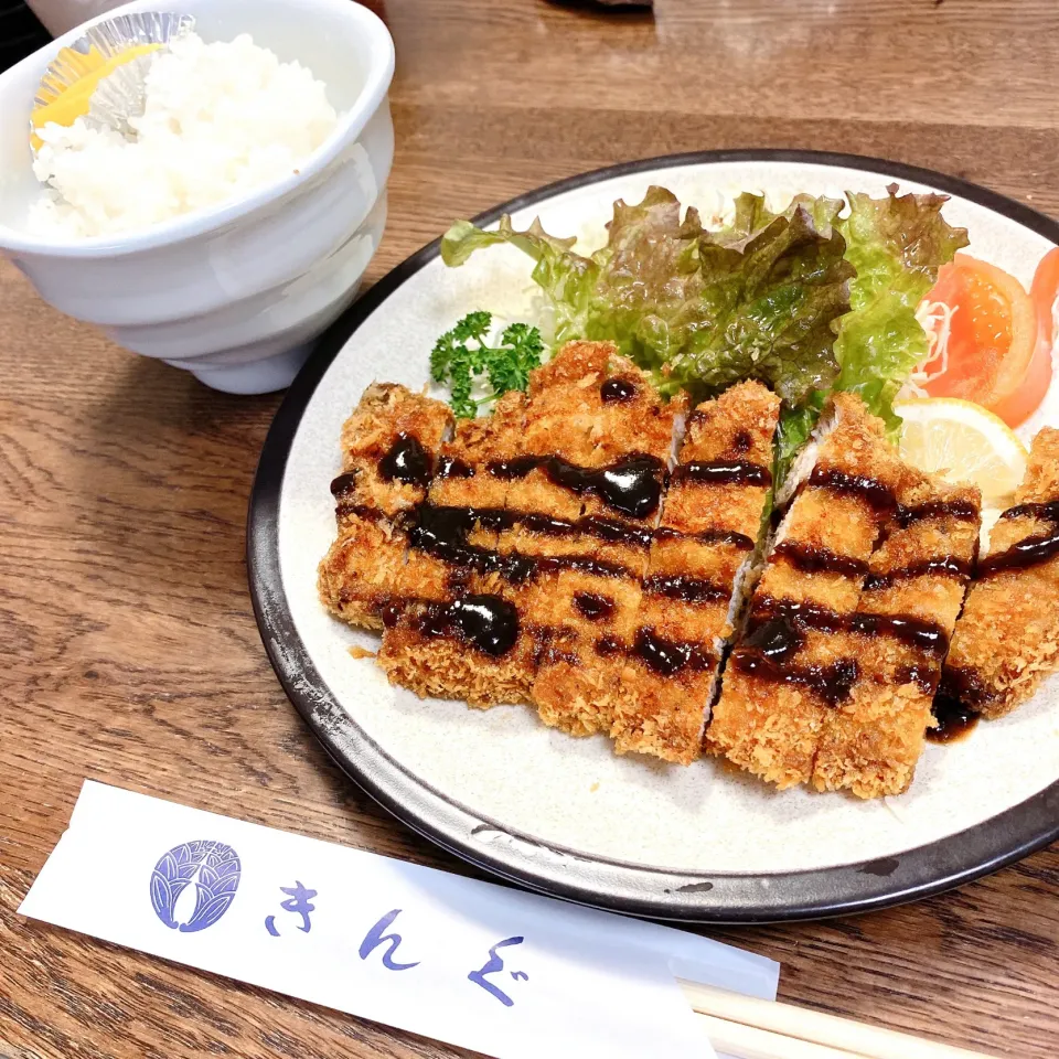 きんぐ トンカツ定食♡|ちゃ♡さん