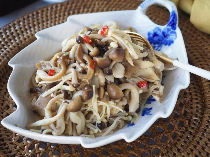 いろいろきのこのマリネ|ヒガシマル醤油　「うどんスープ」さん