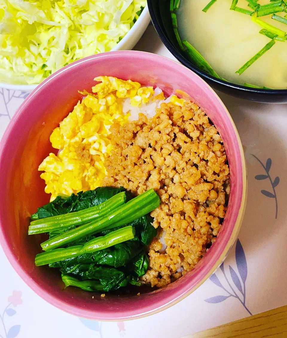 そぼろ丼。|美羽さん