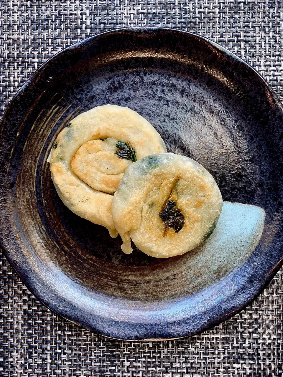 ほうれん草のカリモチお焼き！|栃倉 直人さん