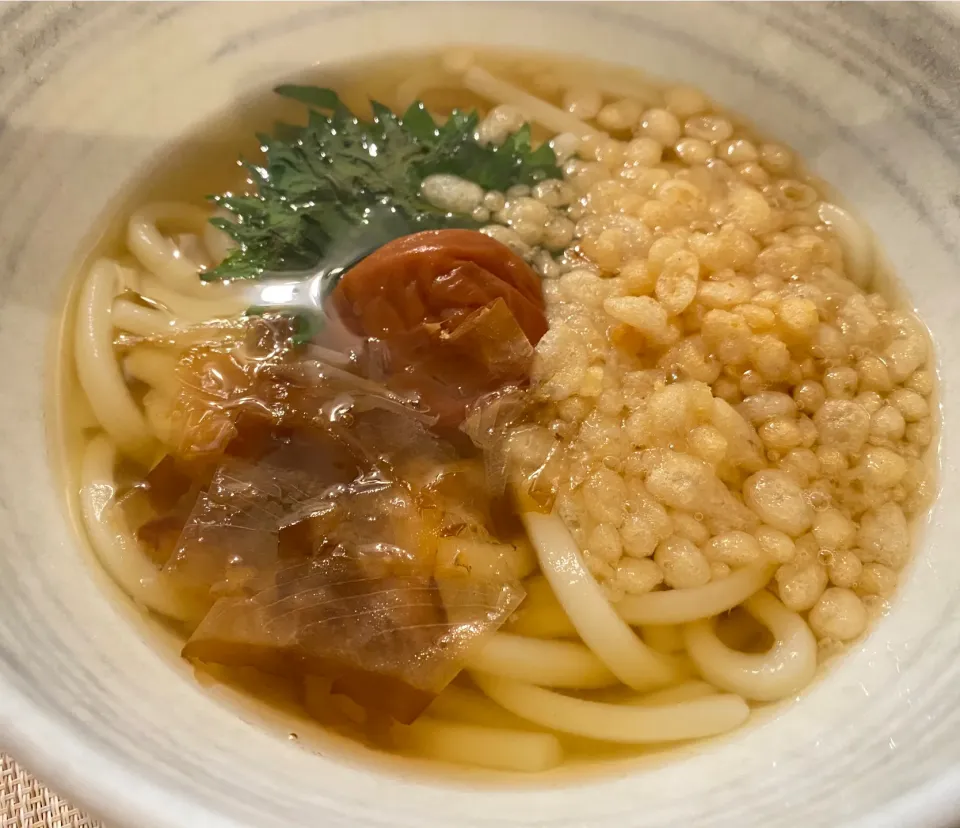 うどんスープで♪梅干しうどん|ぴらこさん