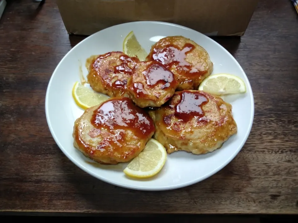 焼き肉のたれで蓮根サンドつくねバーグ|にんにくと唐辛子が特に好き❤️(元シャリマー)さん