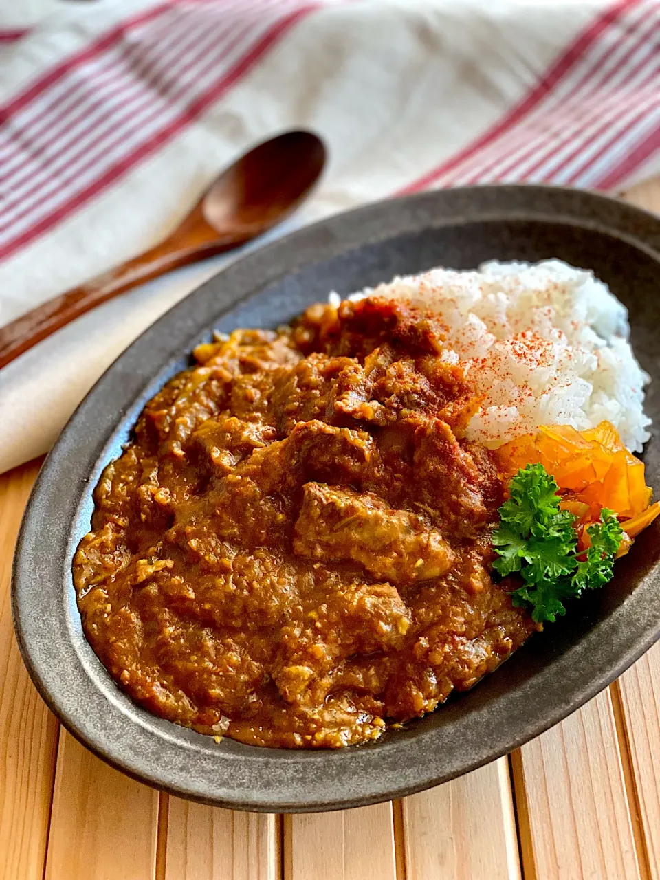 Snapdishの料理写真:とろける❤️🥩❤️牛すじカレー|ゆきぽん@ゆきの家飲み料理さん