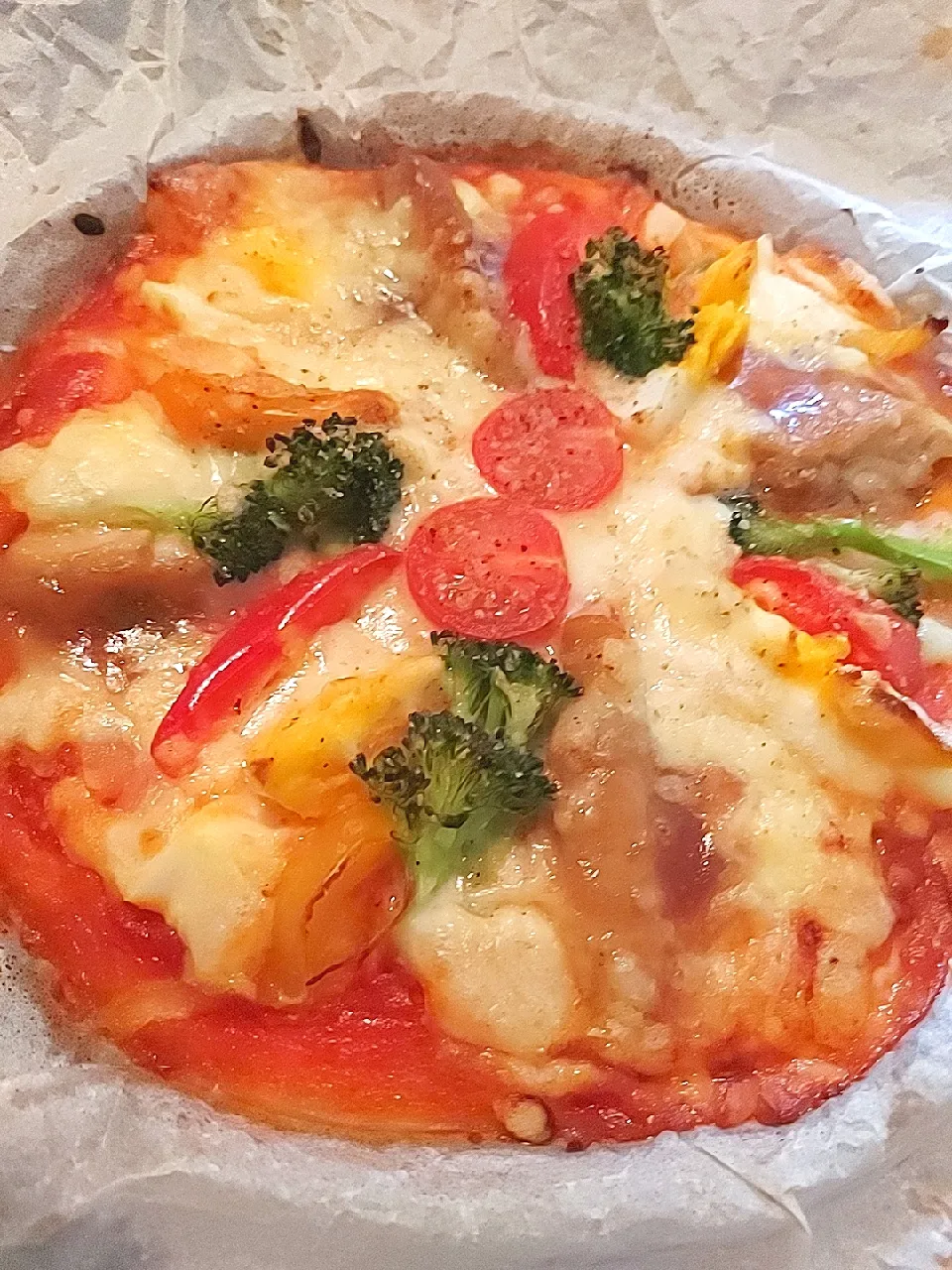 明日のお弁当にピザ🍕|Keiさん