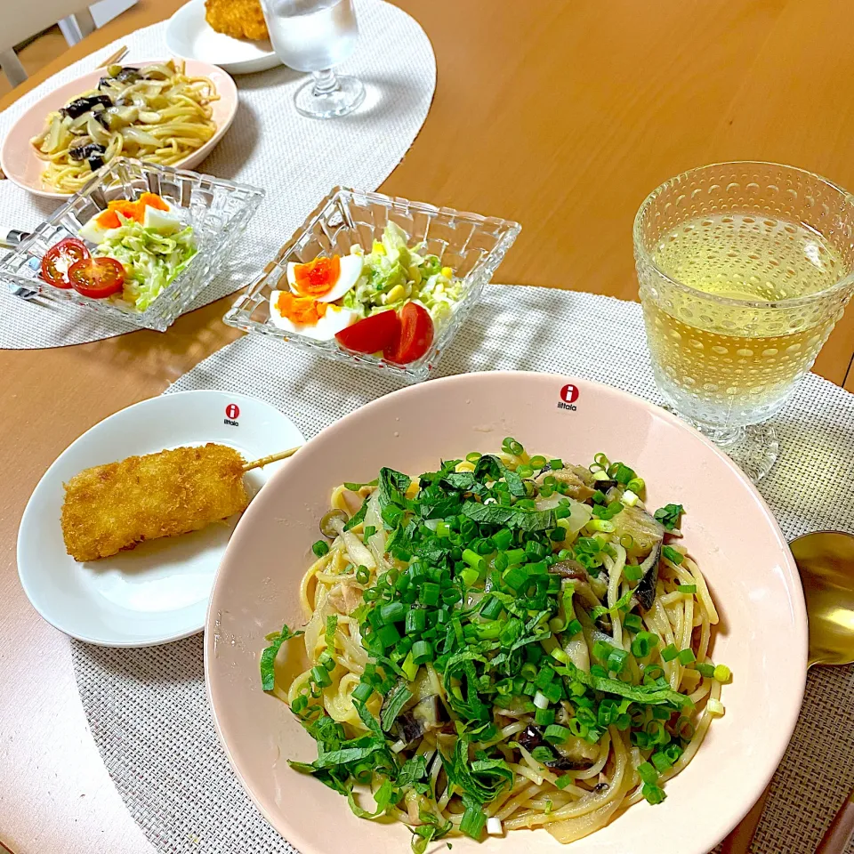 和風パスタディナー🍽|かなママさん