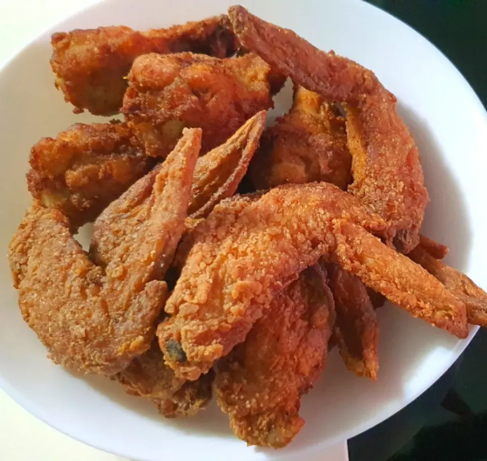 Today's dinner ~ fried chicken 
coated with KFC flour 🤭😁|🌷lynnlicious🌷さん