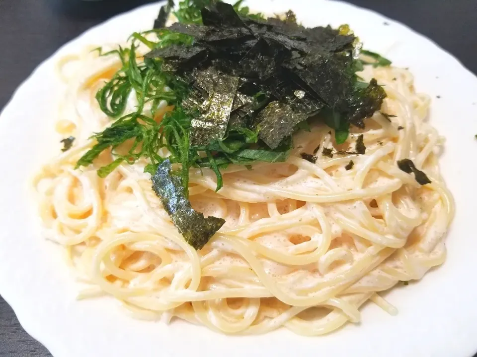 また作っちゃった♪明太子クリームパスタ♪|ひろすけさん