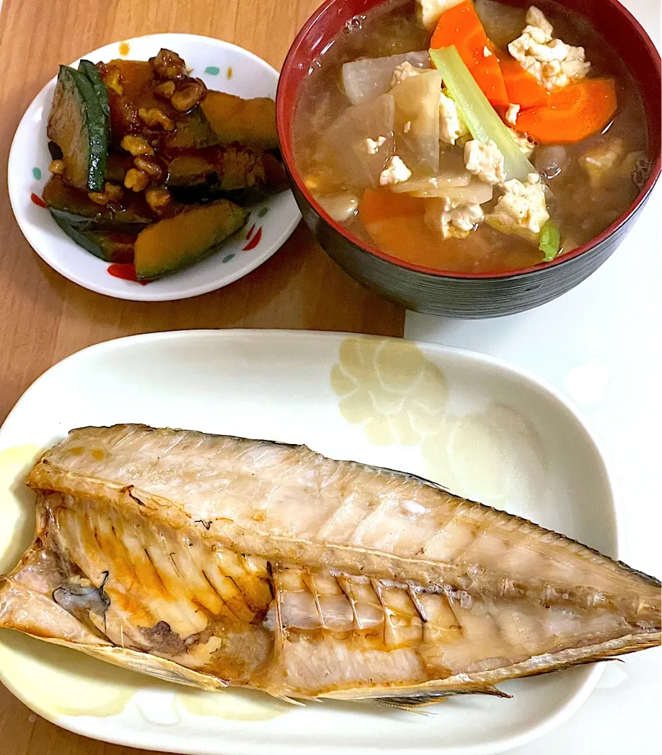 あじの一夜干し献立|besさん