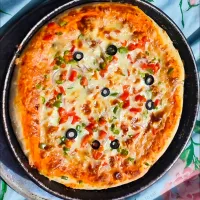 chicken fajita pizza|Saba Asimさん