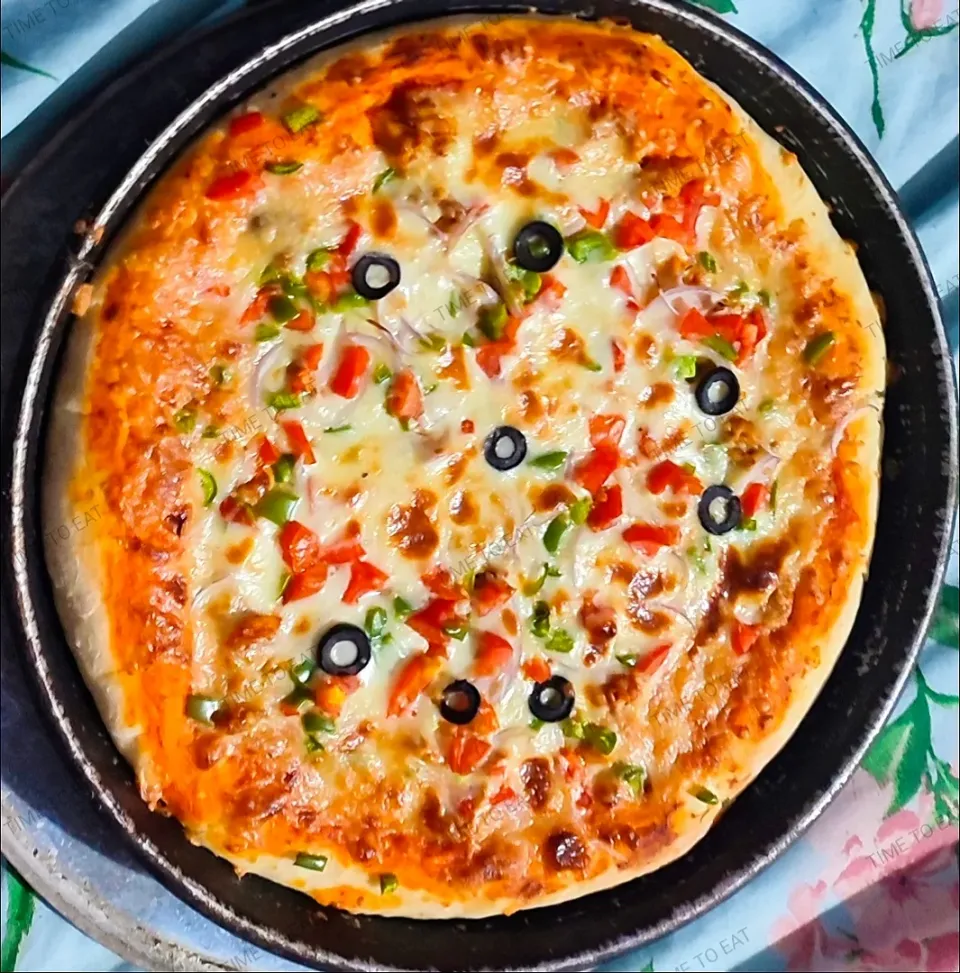 chicken fajita pizza|Saba Asimさん