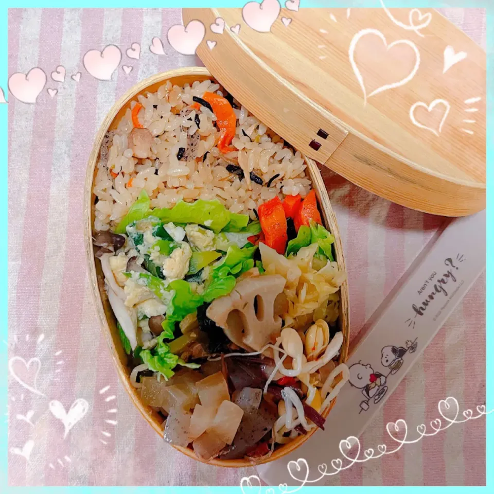 Snapdishの料理写真:１１／２１ ｍｏｎ  和風弁当🍴|rinaronarさん