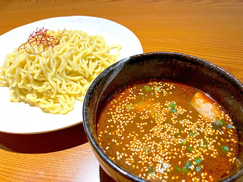 あっさり旨辛塩つけ麺|ガラクタさん